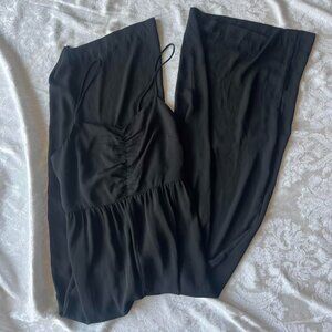 madewell black flowy jumpsuit size 6